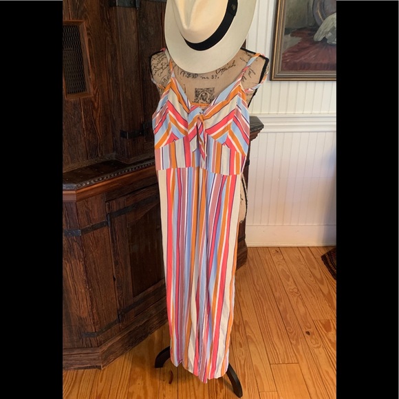 Striped Sleeveless Jumpsuit/Romper *Large (6/8?) - Picture 3 of 12